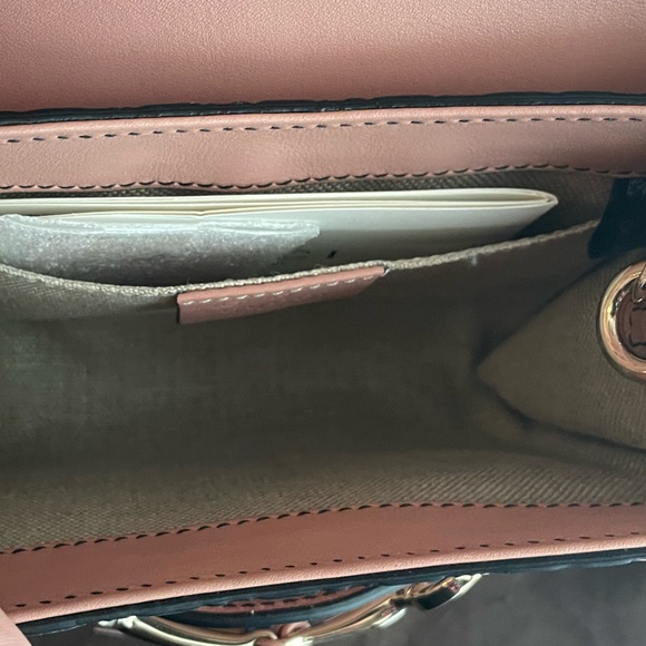 NEW Gucci Emily Guccissima Pink Small Crossbody Bag Horse-bit embellishment - Picture 10 of 10